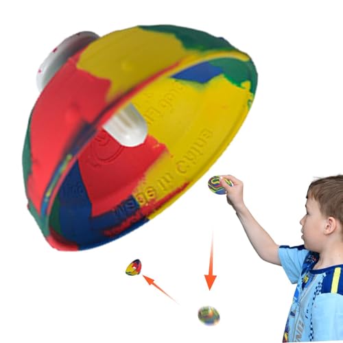 Springen Kautschuk -Rotationschüssel Hüpfte Spielzeug, Kreatives Kinderspiel Und Bildungssportspielzeug Für Spielplatz, Zuhause, Reisen, Schule Und Garten von Generisch