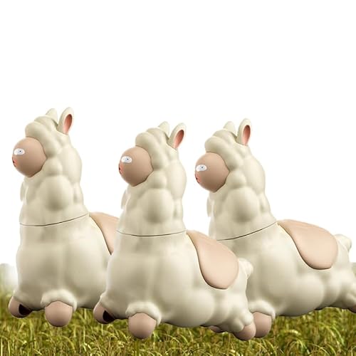 Spuckendes Lama Wasserpistole, Alpaka Wasserpistole, Süße Kleine Lama Wasserpistole für Spiele Im Freien, Interaktiver Richtungswechsel-Mini-Spritzpistolen-Blaster-Soaker-Spielzeug (3PC) von Generisch