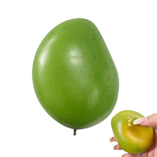 Squeeze Toy Mango, Farbwechsel sensorischer Stressabbau, 8,5 x 5,5 cm/3,35 x 22,17 Zoll 50 g weiche Dehnungsspannung Relaxer für Kinder Teenager Erwachsene Home School Office Travel PVC Squeeze Toy Mango, Farbwechsel sensorischer Stressabbau, 8,5 x 5,5 cm/3,35 x 22,17 Zoll 50 g weiche Dehnungsspannung Relaxer für Kinder Teenager Erwachsene Home School Office Travel PVC von Generisch