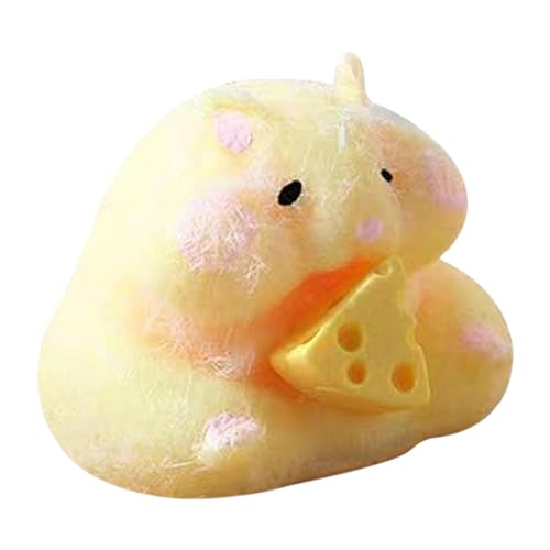 Squishy-Hamster-Spielzeug, Hamster-Kneifspielzeug mit Käse, Squeeze Squishy-Hamster, Hamster-Kneifspielzeug, Hamster-Klemmspielzeug, sensorisches Spielzeug für Kinder und Erwachsene Squishy-Hamster-Spielzeug, Hamster-Kneifspielzeug mit Käse, Squeeze Squishy-Hamster, Hamster-Kneifspielzeug, Hamster-Klemmspielzeug, sensorisches Spielzeug für Kinder und Erwachsene von Generisch