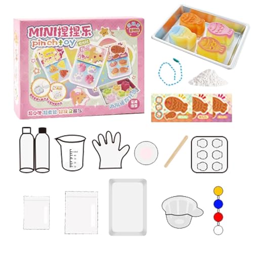 Squishy-Herstellungsset, DI-Y-Squishy-Maker, Stellen Sie Ihre eigenen squi-shies her, sensorische Squeeze-Spielzeug-Gel-Kunst – süße Squeeze-Spielzeug-Soft-Gel-Bastelarbeiten von Generisch