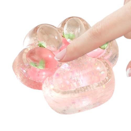 Squishy Pfote, Katzenpfoten Squishy, Früchte Katzenpfote, Handgefertigte Neuheit Zum Stressabbau Bei Angstzuständen, Geschenke Für Erwachsene Und Teenager, Fünf Farben Zur Auswahl, 7×6.5cm Squishy Pfote, Katzenpfoten Squishy, Früchte Katzenpfote, Handgefertigte Neuheit Zum Stressabbau Bei Angstzuständen, Geschenke Für Erwachsene Und Teenager, Fünf Farben Zur Auswahl, 7×6.5cm von Generisch