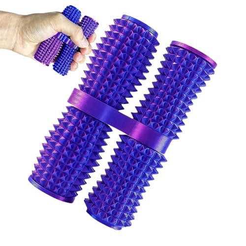 Stacheliger Fidget Roller | Rotierendes Stacheliges Anti-Stress Spielzeug Für Erwachsene - Wiederverwendbares Beruhigungsmassagegerät für Unterwegs Büro Zuhause von Generisch