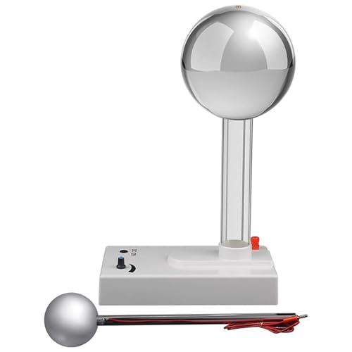 Statischer Stromgenerator für Physik-Experimente, Entladungskugel mit 50 mm Durchmesser und Funkenabstand, ideal für Klassenzimmer, Jugendliche und Kinder, Partygeschenke Statischer Stromgenerator für Physik-Experimente, Entladungskugel mit 50 mm Durchmesser und Funkenabstand, ideal für Klassenzimmer, Jugendliche und Kinder, Partygeschenke von Generisch