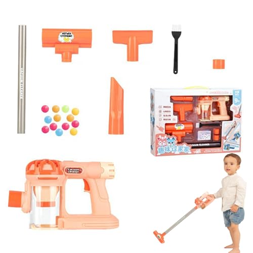 Staubsaugerspielzeug Simulation - Rollenspiele für Kinder Mit Audio Und Realistischem Staubempfänger Für Die Kleinen | Electric Fint Staubsauger Für 3+ Jahre, G von Generisch