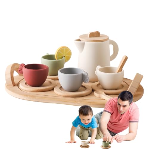 Stellen Sie Sich vor, Spiele -Tea -Party -Set, Holz tun Play -Simulationsspiel Set, sichere und gesunde Bildungsspielzeug für Kindertag, Weihnachten und Geburtstagsgeschenke Stellen Sie Sich vor, Spiele -Tea -Party -Set, Holz tun Play -Simulationsspiel Set, sichere und gesunde Bildungsspielzeug für Kindertag, Weihnachten und Geburtstagsgeschenke von Generisch