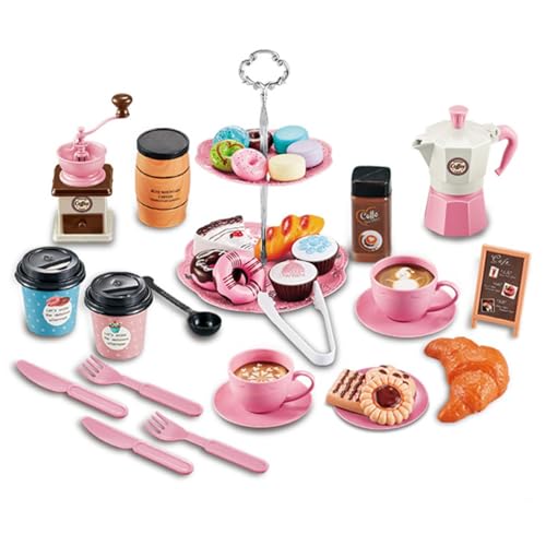 Stellen Sie Sich vor, Spielen Sie Tee -Spielzeug - Tea Party Kit für Kinder, Mädchen und | Rollenspielspielzeug zum Thema Prinzessin-Thema für Familie und Freunde Spaß Stellen Sie Sich vor, Spielen Sie Tee -Spielzeug - Tea Party Kit für Kinder, Mädchen und | Rollenspielspielzeug zum Thema Prinzessin-Thema für Familie und Freunde Spaß von Generisch
