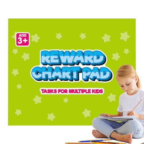 Sticker-Diagramm für Kleinkinder, wiederverwendbar, Belohnungstabelle, pädagogisches Heimschulzubehör für Töpfchentraining, Aufgabenverfolgung, kultivieren Sie gute Gewohnheiten von Generisch