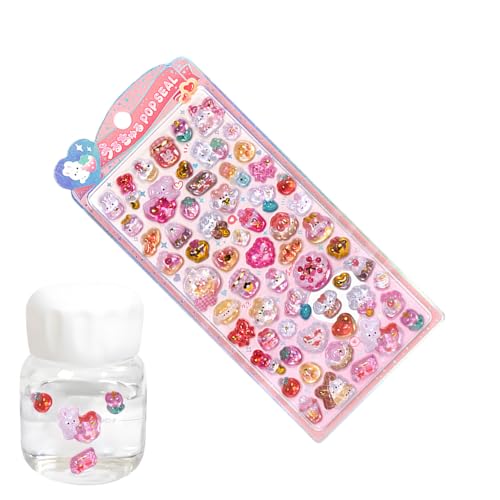 Sticker Fuür Kinder - 3D Glänzende Stickeer | Harrz Niediliche | Aufkleber Ästhetische | Harz Kristall Texture Niedliche | Deko Für Kindder | Erwachsene Kindergarten Lehrer Schüler Basteln Sticker Fuür Kinder - 3D Glänzende Stickeer | Harrz Niediliche | Aufkleber Ästhetische | Harz Kristall Texture Niedliche | Deko Für Kindder | Erwachsene Kindergarten Lehrer Schüler Basteln von Generisch
