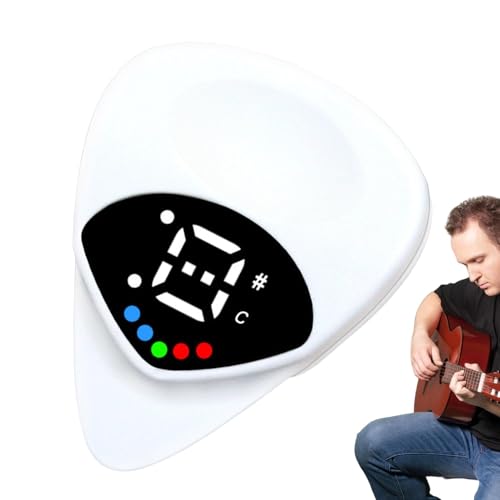 Stimmgerät für Akustikgitarre | Lernwerkzeuge für E-Gitarre | Gitarren-Pick-Set | Kleine 2-in-1-Gitarrenplektren | Multifunktionale Einsatzmöglichkeiten | Ideal für Anfängerinnen und Herren Stimmgerät für Akustikgitarre | Lernwerkzeuge für E-Gitarre | Gitarren-Pick-Set | Kleine 2-in-1-Gitarrenplektren | Multifunktionale Einsatzmöglichkeiten | Ideal für Anfängerinnen und Herren von Generisch