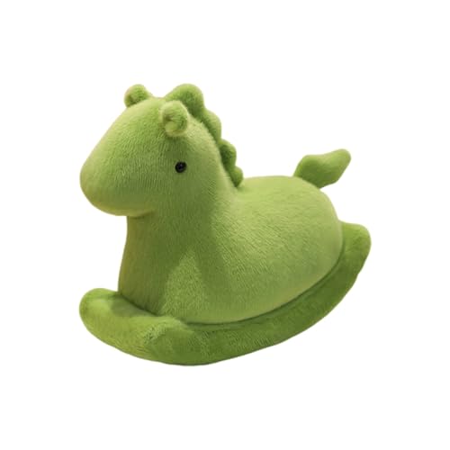 Stofftier Schaukelpferd Dekokissen Weicher Schlafbegleiter Für Zuhause Bett Sofa Wohnzimmer Schlafzimmer Auto Bewegungs-Spielkatze (C, 40cm) von Generisch
