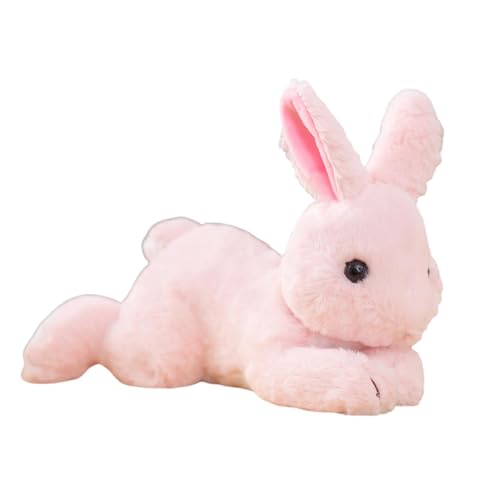 Stofftiere für Mädchen, Hasen ausgestopftes Tier,Entzückende Tier -Stoffpuppe - Weiche Kissen, Urlaub Home Dekoration Kinder Huggable Toy für Sofa Bett Couch von Generisch