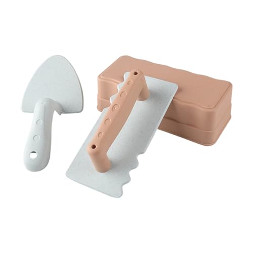 Strand Spielzeug Werkzeuge Kids Beach Backstein S and Ziegelform S and Spielzeug Gebäude Wand Spielzeug Spielzeugzubehör Accessoires für K inder Von 4 bis 8 Jahren (Brown, One Size) von Generisch