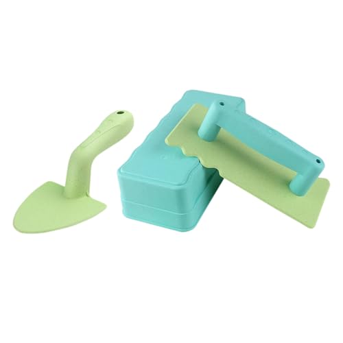 Strand Spielzeug Werkzeuge Kids Beach Backstein S and Ziegelform S and Spielzeug Gebäude Wand Spielzeug Spielzeugzubehör Accessoires für K inder Von 4 bis 8 Jahren (Green, One Size) von Generisch