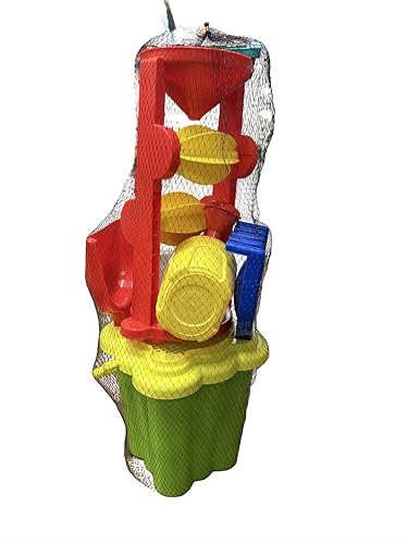 Strandspiel-Set für Kinder, Eimer mit Rutsche und Zubehör, mehrfarbig Strandspiel-Set für Kinder, Eimer mit Rutsche und Zubehör, mehrfarbig von Generisch