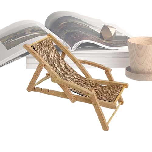 Strandstuhl aus Holz - Miniatur Puppenmöbel | Wohnzimmerstuhl aus Holz | Longue Brückensitz | SEAD BEACH Landschaft | Puppendekoration Dekoration Möbel für Kinder Strandstuhl aus Holz - Miniatur Puppenmöbel | Wohnzimmerstuhl aus Holz | Longue Brückensitz | SEAD BEACH Landschaft | Puppendekoration Dekoration Möbel für Kinder von Generisch