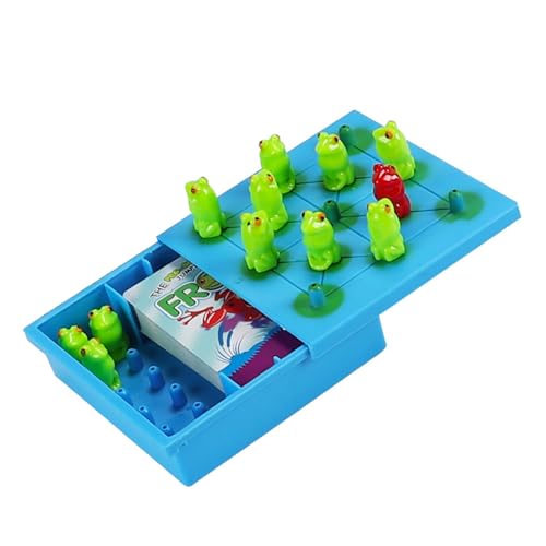 Strategie-Brettspiel Für Kinder - Kreatives -Froschspiel, Pädagogisches Lernspiel Mit Springfröschen, Spannendes Gesellschaftsspiel Zur Entwicklung Kognitiver Fähigkeiten | Unterhaltungsspiel F Strategie-Brettspiel Für Kinder - Kreatives -Froschspiel, Pädagogisches Lernspiel Mit Springfröschen, Spannendes Gesellschaftsspiel Zur Entwicklung Kognitiver Fähigkeiten | Unterhaltungsspiel F von Generisch