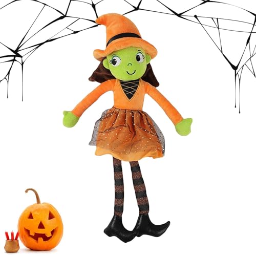 Strega -Puppe - Entzückende gepolsterte Hexenpuppe für Halloween | Grazioso Plüschpuppe in Form Einer Hexe, die für die Haut geeignet Mädchen, für Sofa, Bett, Büro und Subv Strega -Puppe - Entzückende gepolsterte Hexenpuppe für Halloween | Grazioso Plüschpuppe in Form Einer Hexe, die für die Haut geeignet Mädchen, für Sofa, Bett, Büro und Subv von Generisch