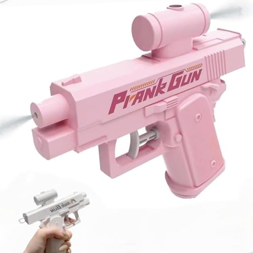 Streich-Wasserpistole, Zweiwege-Wasserpistole mit umgekehrter Zwangsstörung, witzig & lustig, Doppeldüse für überraschendes Wasserbaden, lustiges Spielzeug für Partys & Sommerspaß (Rosa) von Generisch