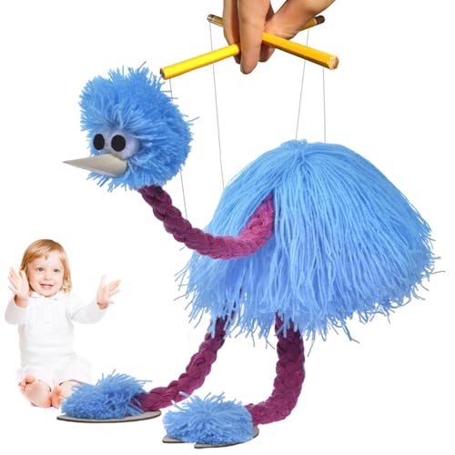 Streichpuppen - Strauß Marionette, handgefertigtes Puppenspielzeug | Engaging Animal Puppet for Kids Family Play Theatre Shows Geburtstagsunterhaltung Events, Puppenspiele, weit verbreitete anwendbar Streichpuppen - Strauß Marionette, handgefertigtes Puppenspielzeug | Engaging Animal Puppet for Kids Family Play Theatre Shows Geburtstagsunterhaltung Events, Puppenspiele, weit verbreitete anwendbar von Generisch