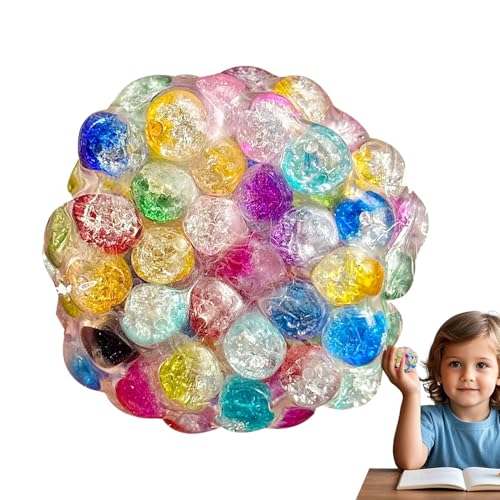 Stress Relief Balls, Soft Sensory Fidget Toy, 6x6cm/2.36x2.36 Inches Squeeze Pinching Ball, Sound-Enhanced Calming Tool, for Kids Adults, Thermoplastic Rubber Stress Relief Balls, Soft Sensory Fidget Toy, 6x6cm/2.36x2.36 Inches Squeeze Pinching Ball, Sound-Enhanced Calming Tool, for Kids Adults, Thermoplastic Rubber von Generisch