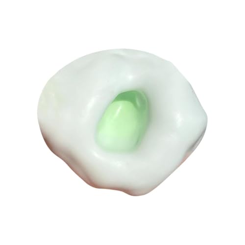 Stress Relief Sand Glutinous Balls Stressabbau Sand-Klebekugeln,Squishi Squeeze Ball, Squishy Stressball, Anti Stress Bälle, Sensorisches Zappelspielzeug, Formbarer Ball Zum Stressabbau (gelb) von Generisch