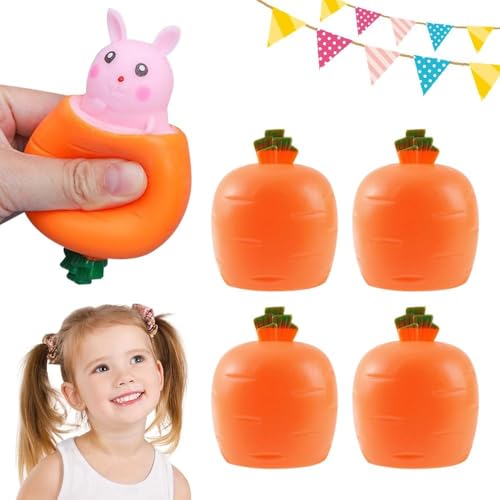 Stressbälle Anti Stress Spielzeug Bälle, 4 Pcs Kaninchen Spielzeug Ostergeschenke Kinder, Antistressball für Kinder Erwachsene Ostern Geburtstagsgeschenk, für ADHS Angst Spannung und Stress (Rosa) Stressbälle Anti Stress Spielzeug Bälle, 4 Pcs Kaninchen Spielzeug Ostergeschenke Kinder, Antistressball für Kinder Erwachsene Ostern Geburtstagsgeschenk, für ADHS Angst Spannung und Stress (Rosa) von Generisch
