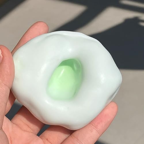 Stressball Spielzeug zur Entspannung, Knetbare Antistress-Kugel, Handgemachter Squeeze-Ball, Tragbar, Formbar Antistress-Spielzeug (Green) von Generisch