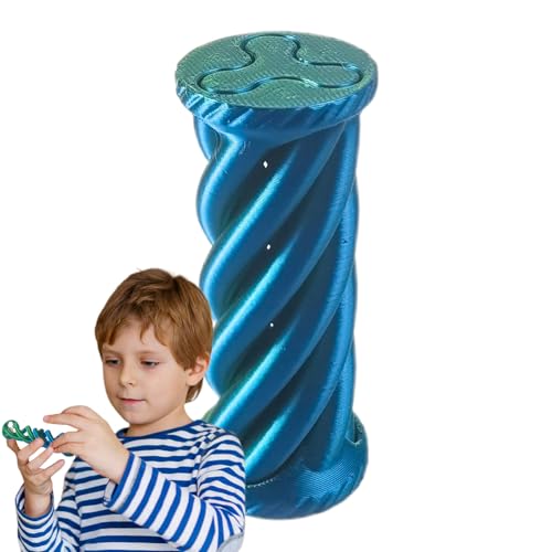 Stresslinderspielzeug | 3D -gedrucktes Spielzeug | Unmöglich 3 Pack Spiral Cone Fidget Toy | Tragbar | Bildung | 6.6x2.8cm | Für Kinder Erwachsene von Generisch