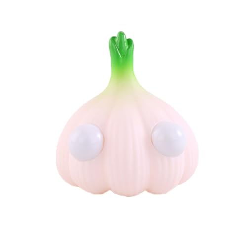 Stressspielzeug mit herauspringenden Augen, Taschenformat Dekompressionsspielzeug für Kinder und Erwachsene, 1 Stück (White, 7x8cm) von Generisch