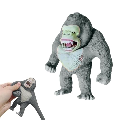 Stretchy Squishy Toy - Soft Monkey Stress Relief Fidget -Spielzeug für Erwachsene und Kinder, Dschungeltierfigur, idealer Linderung von Stress, Angstreduktion und sens von Generisch