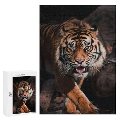 Striped Predator 300 Teile Set Holzpuzzle - laminiertes Lindenholz, perfekter Indoor-Spaß für Tierliebhaber Striped Predator 300 Teile Set Holzpuzzle - laminiertes Lindenholz, perfekter Indoor-Spaß für Tierliebhaber von Generisch