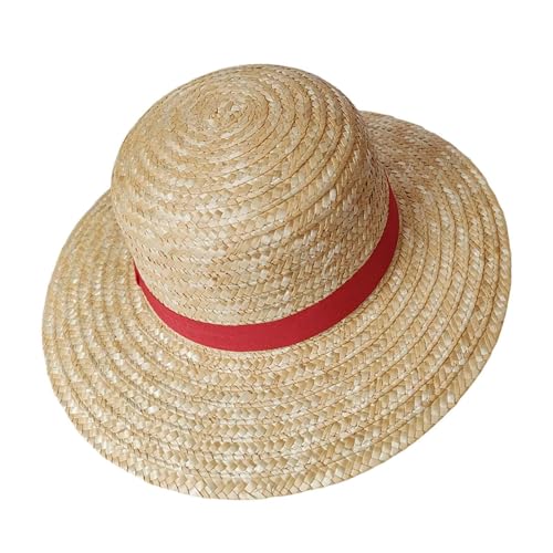 Strohhut, Anime-Cosplay-Hut, Performance-Requisiten für Kostüm-Party-Events, leuchtend gelbe Sommer-Strohhalme für Fans und Jugendliche, leichtes tragbares Accessoire für den Außenbereich Strohhut, Anime-Cosplay-Hut, Performance-Requisiten für Kostüm-Party-Events, leuchtend gelbe Sommer-Strohhalme für Fans und Jugendliche, leichtes tragbares Accessoire für den Außenbereich von Generisch