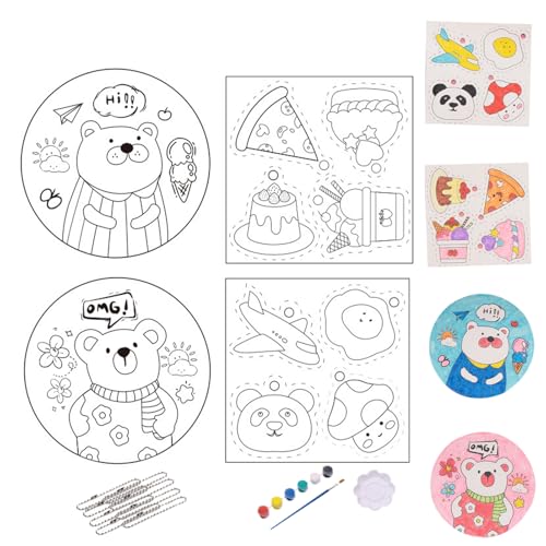 Struktur Mal Set,Magisches textur Zeichenpapier Set - Wasseraktivierte Kinder Zeichenunterlage Für Handwerk Grußkarten Reisen Zu Hause von Generisch