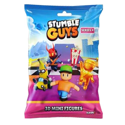 Stumble Guys 3D Figuren - Serie 4 - Sammelfiguren - 1 Tüte, Glow-in-The-Dark-Versionen, Chrome-Figuren, Größe von ca. 5 cm Stumble Guys 3D Figuren - Serie 4 - Sammelfiguren - 1 Tüte, Glow-in-The-Dark-Versionen, Chrome-Figuren, Größe von ca. 5 cm von Generisch