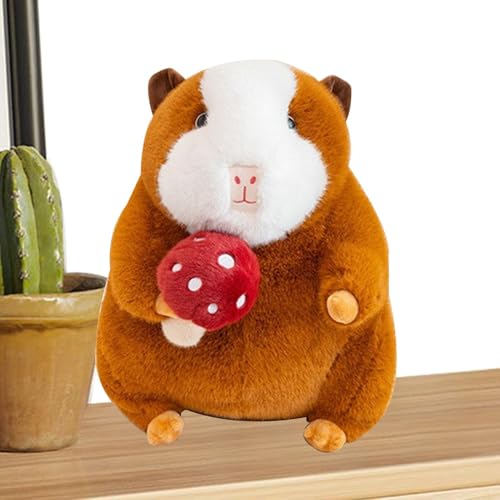 Süße Capybara Plush Kissenpuppe - Gemüse hält, superweiches Hugble -Stofftier | Gemüse Meerschweinchen -Capybara Plüschspielzeug, perfekt zum schlafenden Kuscheln der heutigen Kinder Tierliebhaber von Generisch