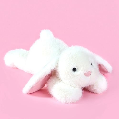 Süße Kaninchenpuppe, Spielzeugpuppe, Beschwichtigungspuppe, Schlafpuppe für Kinder, Exquisite Geburtstagspuppe. Puppenkleidung (B, 40cm) von Generisch