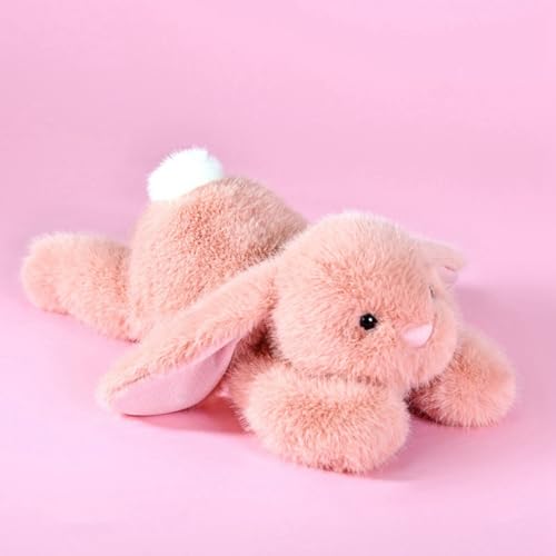 Süße Kaninchenpuppe, Spielzeugpuppe, Beschwichtigungspuppe, Schlafpuppe für Kinder, Exquisite Geburtstagspuppe. Puppenkleidung (C, 40cm) von Generisch