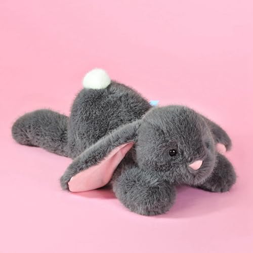 Süße Kaninchenpuppe, Spielzeugpuppe, Beschwichtigungspuppe, Schlafpuppe für Kinder, Exquisite Geburtstagspuppe. Puppenkleidung (D, 40cm) von Generisch