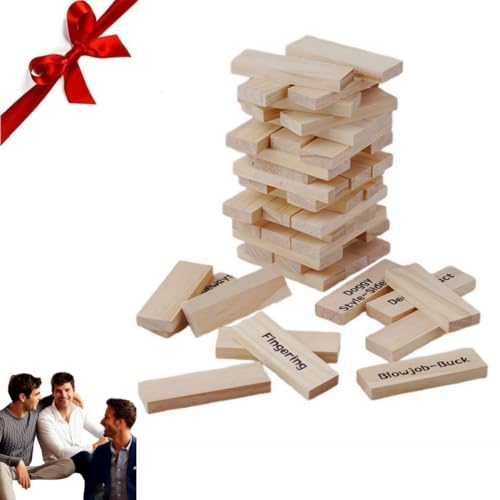 Super Naughty Block Tower Spiel, LGBTQ-Spiele, lustige Geschenkideen für LGBTQ Schwule Lesben, für LGBT-Spieleabend, einzigartiges Geburtstagsgeschenk für Stolz, gesellschaftliche Zusammenkünfte, 48 Super Naughty Block Tower Spiel, LGBTQ-Spiele, lustige Geschenkideen für LGBTQ Schwule Lesben, für LGBT-Spieleabend, einzigartiges Geburtstagsgeschenk für Stolz, gesellschaftliche Zusammenkünfte, 48 von Generisch