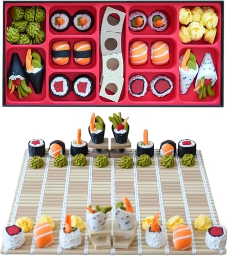 Sushi -Schach - Das Sushi -Themen -Schach -Set, Schach -Set Mit Faltbrett, Sushi -Spiel FüR Zwei Spieler, Sushi -Roller -SchachstüCke, Strategiespiel FüR Erwachsene,1PCS Sushi -Schach - Das Sushi -Themen -Schach -Set, Schach -Set Mit Faltbrett, Sushi -Spiel FüR Zwei Spieler, Sushi -Roller -SchachstüCke, Strategiespiel FüR Erwachsene,1PCS von Generisch