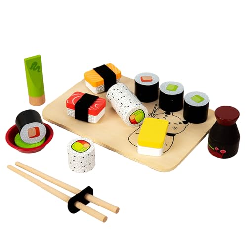 Sushi Spielset Aus , Kreatives Holzspielzeug Küche, Lebensmittelspielzeug, Lernspielzeug Für Kinder Im Vorschulalter, Für Und Mädchen Sushi Spielset Aus , Kreatives Holzspielzeug Küche, Lebensmittelspielzeug, Lernspielzeug Für Kinder Im Vorschulalter, Für Und Mädchen von Generisch