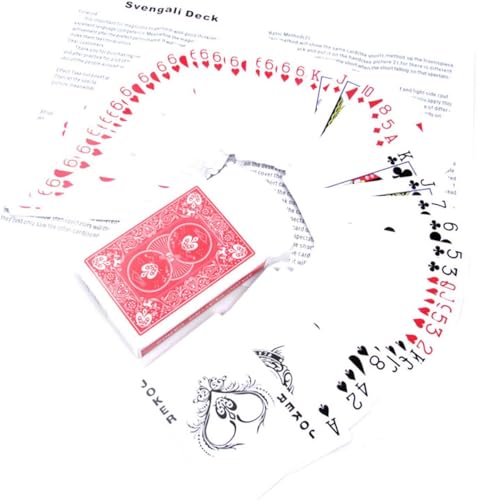 Svengali Deck Magic Gimmick Karte Zaubertricks Karten Magier Requisiten Zauberkarten Close Up Street Magic von Generisch