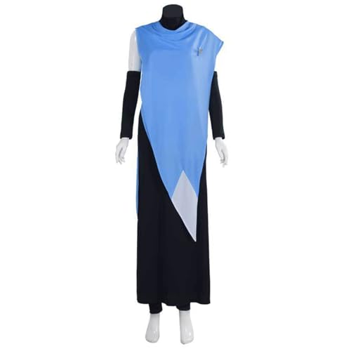 Sypha Belnades Cosplay Kostüm Blau Kimono Kleid Set Spiel Anime Outfits Halloween Party für Frauen von Generisch
