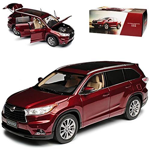T*o*y*o*t*a Highlander XU50 Rot SUV 3. Generation Ab 2013 1/18 PA*u*d*i Modell Auto von Generisch