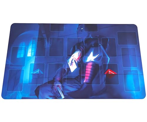 TCG Playmat (61 x 35 cm) Spielmatte für das Yu Gi Oh Kartenspiel | Hisoka (with Field Zones) von Generisch