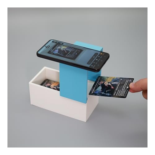 TCG Scan Box für MTG Sammelkarten - passend für ManaBox und Anderen Scan-Apps | Karten ScanBox (Blau) von Generisch