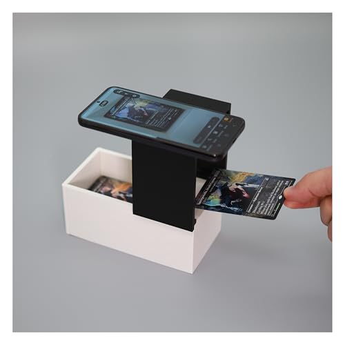 Generisch ScanBox für MTG Karten - passend für ManaBox und Anderen Scan-Apps | Sammelkarten Scan Box Deck (Schwarz) von Generisch