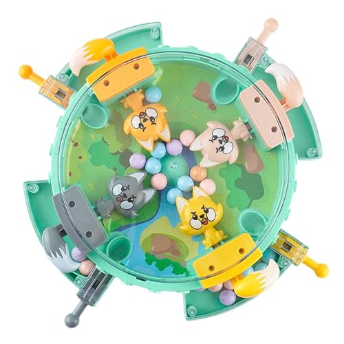 Tabletop-Strategiespiel, Kinderspielzeug-Brettspiele - Kreatives Strategie-Hungry-Wolf-Bohnen-Spielzeug für den Tisch - Tragbares Vorschul-Lernspielzeug für, Mädchen, Teenager, Kinder von Generisch