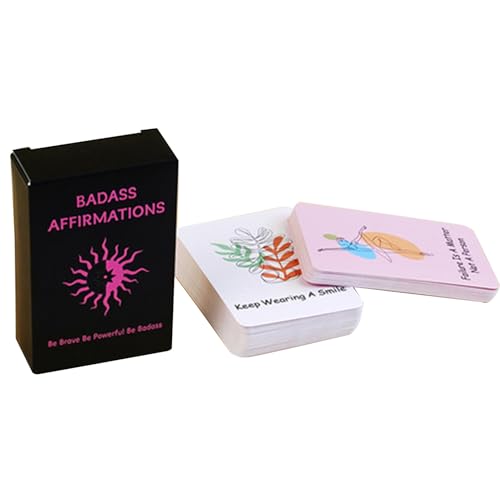 Tägliche Affirmationskarten Für Frauen - Affirmationskarten | 60 Stück Jeden Tag inspirierende Affirmationen Für Frauen | Zitieren Sie Autoprodukte -Spirituelle Pflege Für Die Arbeit Für Die Arbeit von Generisch